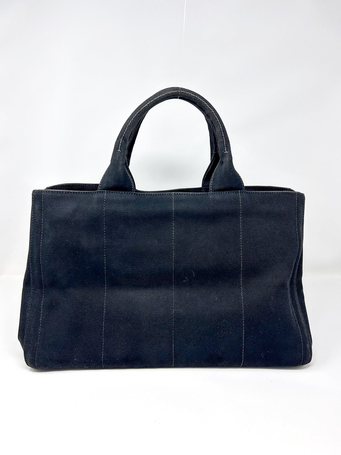 Prada Canapa Bijoux Canvas Studded Tote Bag
