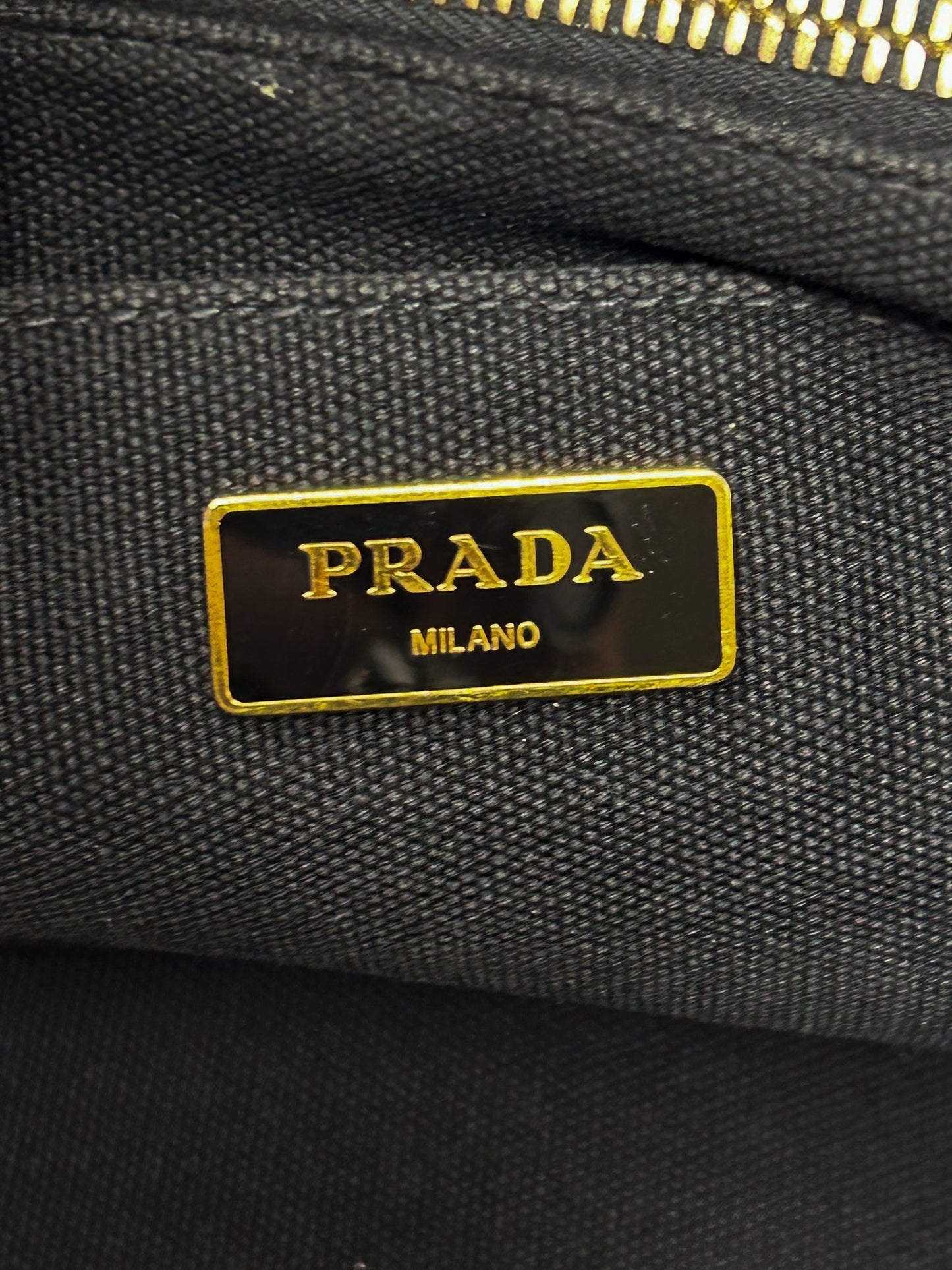 Prada Canapa Bijoux Canvas Studded Tote Bag