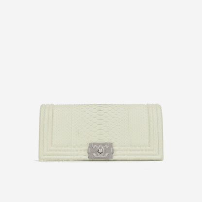 Chanel Boy Clutch - Ice Green
