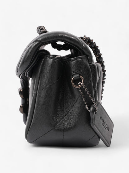 Coach Tabby Shoulder Bag Black Leather 20