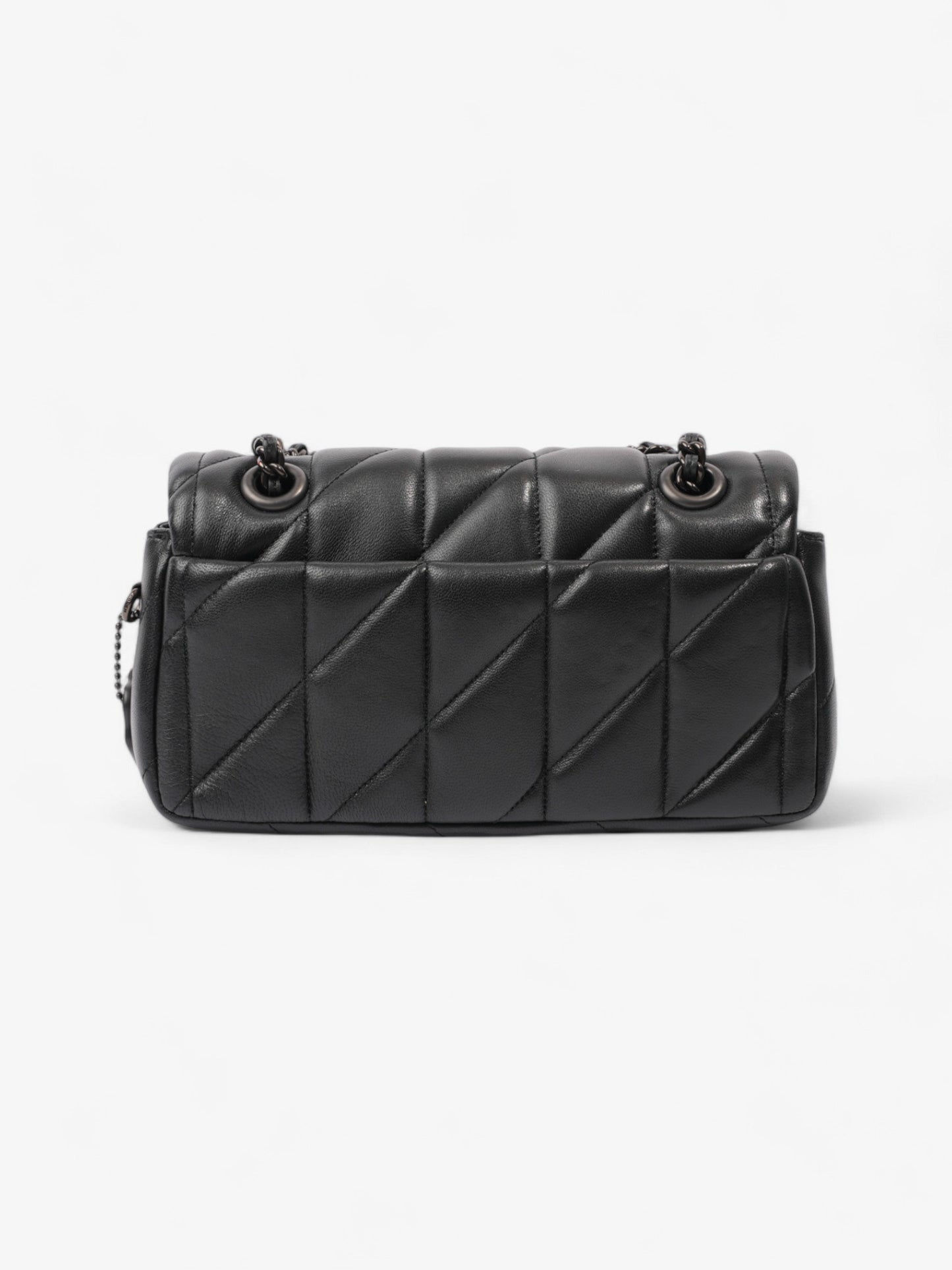 Coach Tabby Shoulder Bag Black Leather 20