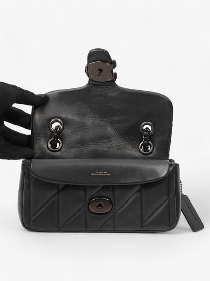 Coach Tabby Shoulder Bag Black Leather 20