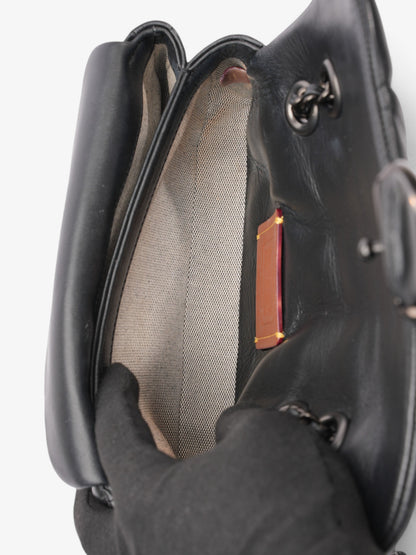 Coach Tabby Shoulder Bag Black Leather 20