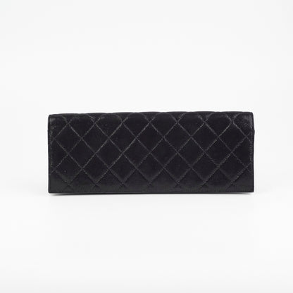 Chanel Fabric Crystal CC Clutch