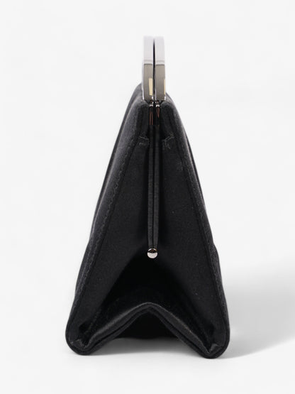 Chanel CC Clutch Black Satin