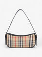 Burberry Shoulder Bag Check Coated Canvas