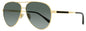 Jimmy Choo Pilot Sunglasses Jimena 2M29O Gold/Black 60mm Gold Black