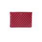 Chanel O-case Clutch Red Lambskin