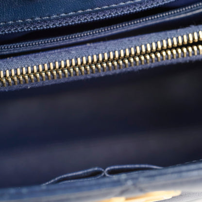 Chanel Seasonal Shoulder Bag Navy