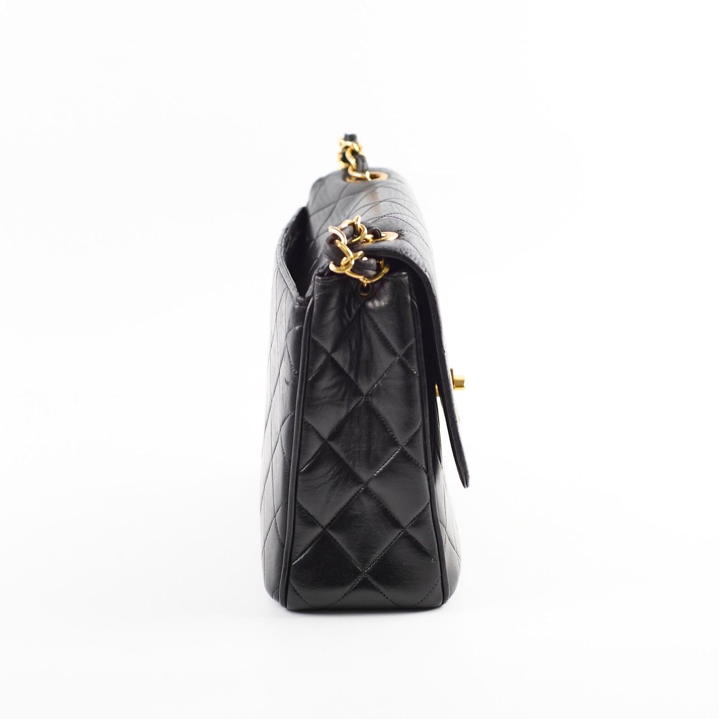 Chanel Vintage Square Shoulder Bag Lambskin (3 Series)