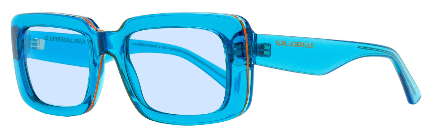 Karl Lagerfeld Rectangle Sunglasses KL6101S 450 Azure 54mm Azure