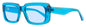 Karl Lagerfeld Rectangle Sunglasses KL6101S 450 Azure 54mm Azure