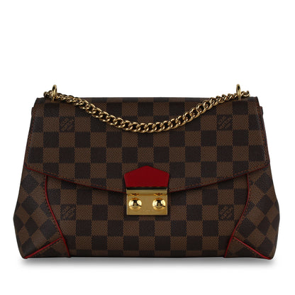 Louis Vuitton Caissa Clutch Cerise - Damier Ebene