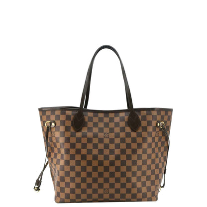 LOUIS VUITTON  Neverfull MM Damier Ebene Shoulder Bag Brown