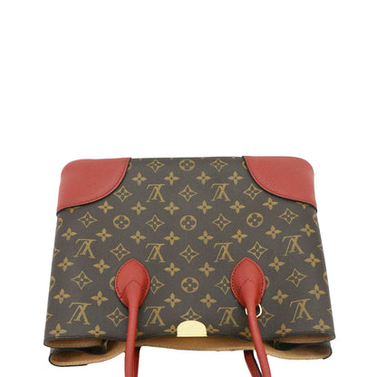 LOUIS VUITTON Flandrin Monogram Canvas Tote Shoulder Bag Cherry