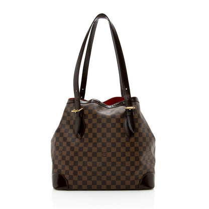 Louis Vuitton Damier Ebene Hampstead GM Tote - FINAL SALE (SHF-15485)