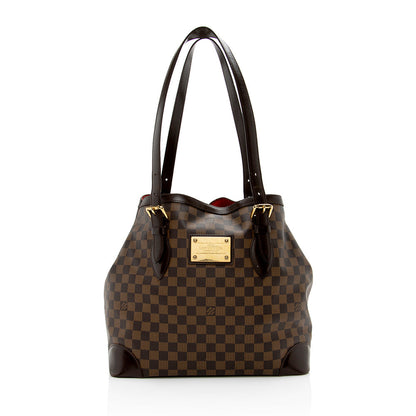 Louis Vuitton Damier Ebene Hampstead GM Tote - FINAL SALE (SHF-15485)