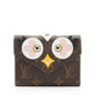 Louis Vuitton Limited Edition Monogram Canvas Lovely Birds Victorine Wallet