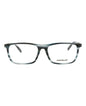 Montblanc Mens Square/Rectangle Blue Ruthenium Transparent Fashion Designer Eyewear