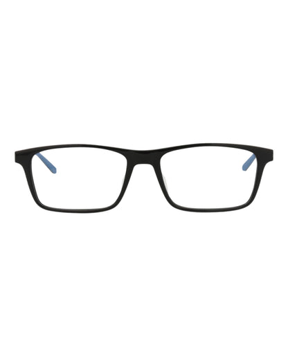Montblanc Mens Square/Rectangle Black Black Transparent Fashion Designer Eyewear
