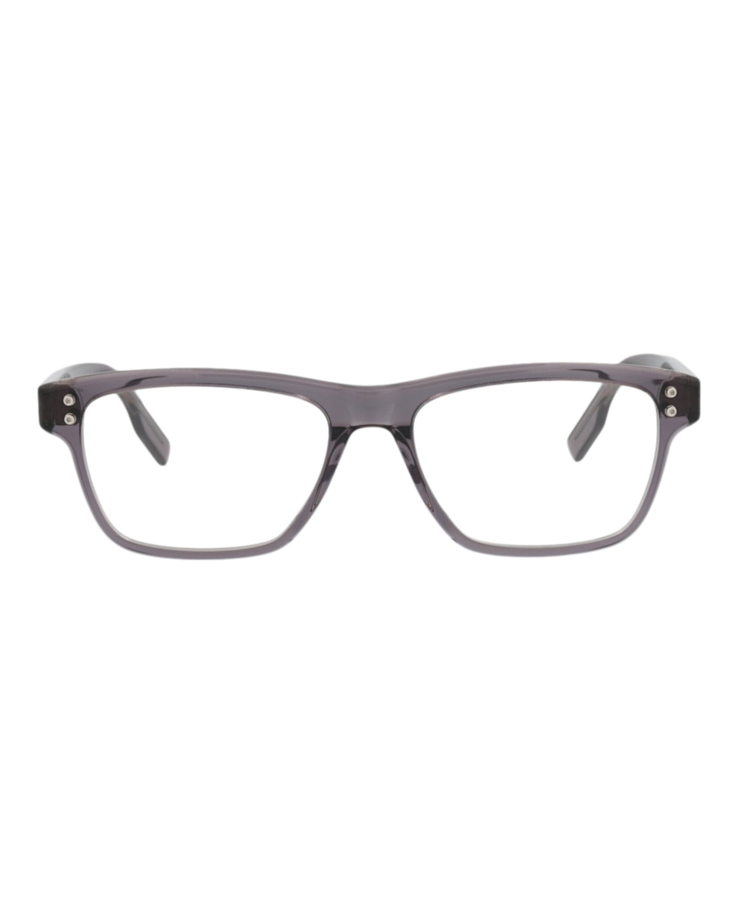 Montblanc Mens Square/Rectangle Grey Grey Transparent Fashion Designer Eyewear