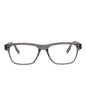 Montblanc Mens Square/Rectangle Grey Grey Transparent Fashion Designer Eyewear