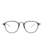 Montblanc Mens Round/Oval Grey Ruthenium Transparent Fashion Designer Eyewear