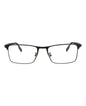 Montblanc Mens Square/Rectangle Black Black Transparent Fashion Designer Eyewear