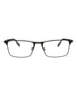 Montblanc Mens Square/Rectangle Black Black Transparent Fashion Designer Eyewear