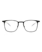 Montblanc Mens Square/Rectangle Black Black Transparent Fashion Designer Eyewear
