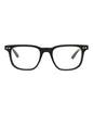 Montblanc Mens Square/Rectangle Black Black Transparent Fashion Designer Eyewear