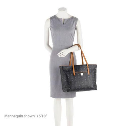 MCM Visetos Anya Top-Zip Tote (SHF-15673)