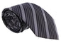 Missoni Multi Stripe Blue/Grey Woven 100% Silk Tie