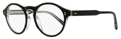 Maui Jim Oval Eyeglasses MJO2232 02K Black/Clear 49mm Black Clear