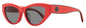Moncler Modd Alt Fit Sunglasses ML0258F 66A Red 53mm Red