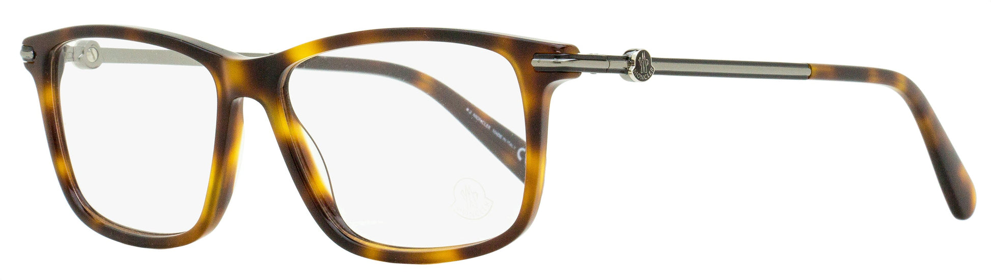Moncler Rectangular Eyeglasses ML5205 052 Havana 54mm Havana