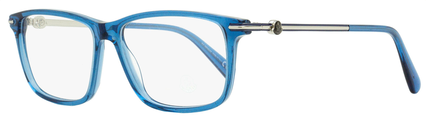 Moncler Rectangular Eyeglasses ML5205 090 Transparent Blue 54mm Transparent Blue