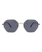 McQ Alexander McQueen Mens Square/Rectangle Ruthenium Ruthenium Grey Fashion Designer Eyewear