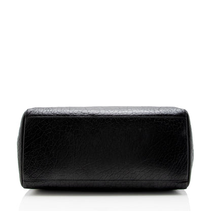 Marc Jacobs Leather Double-Zip Lock Tote