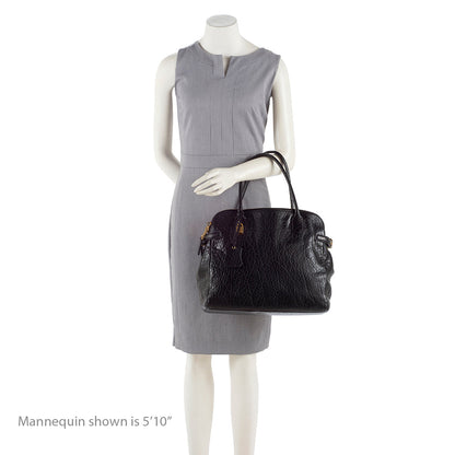 Marc Jacobs Leather Double-Zip Lock Tote
