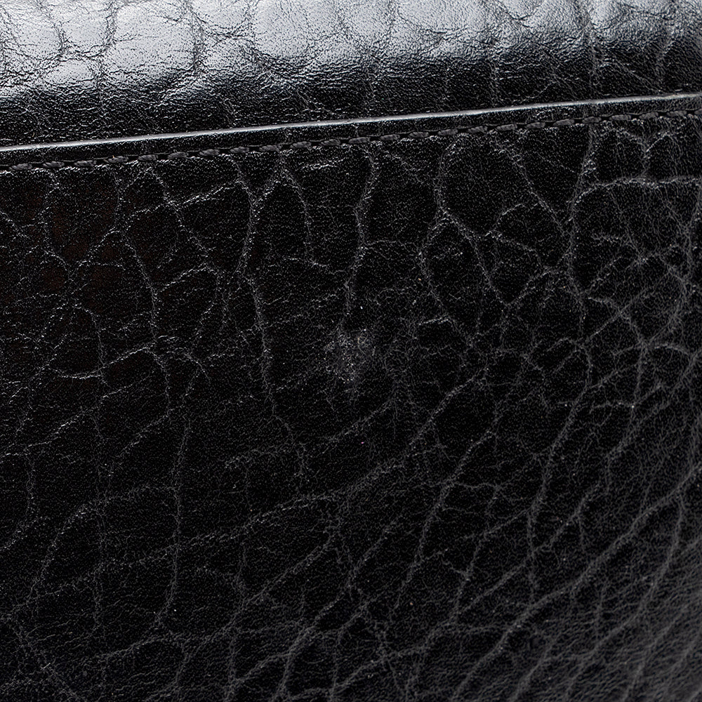 Marc Jacobs Leather Double-Zip Lock Tote