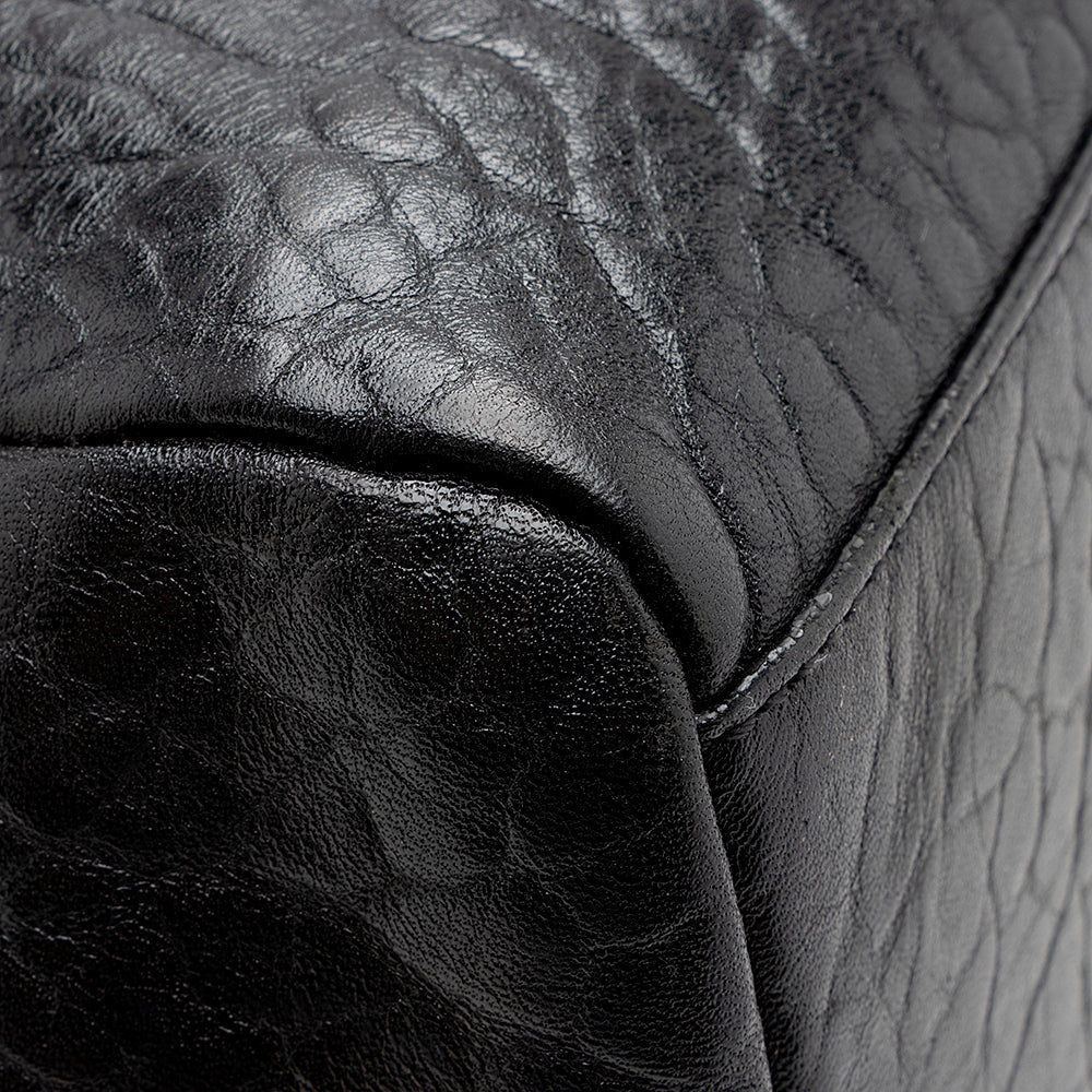 Marc Jacobs Leather Double-Zip Lock Tote