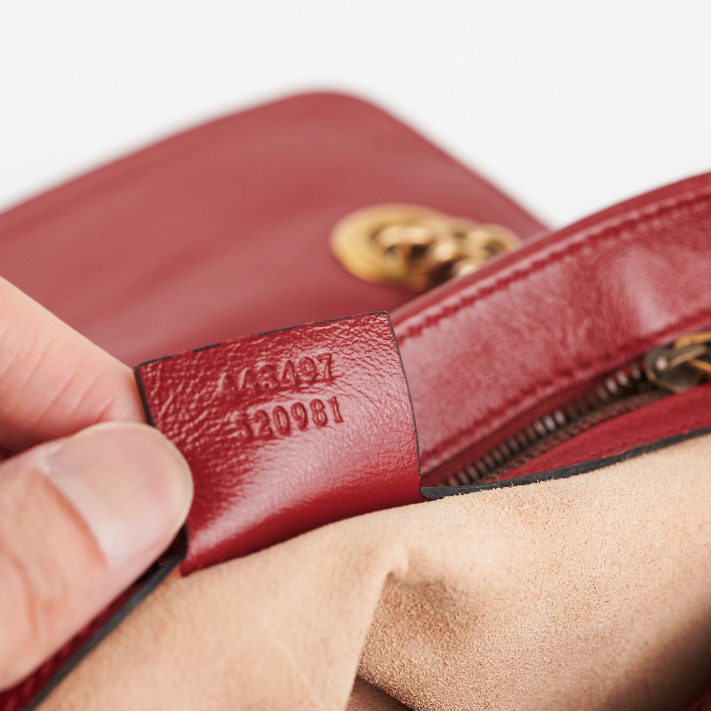 Gucci Small Marmont Red/Black Shoulder Bag