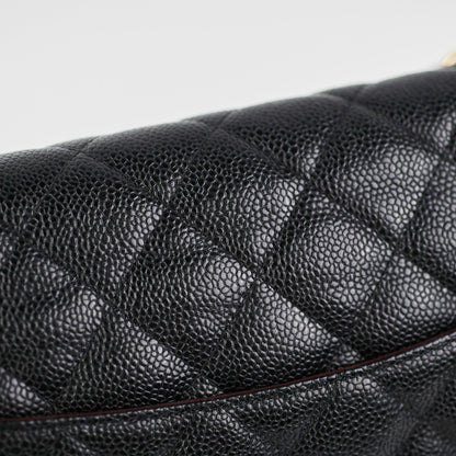 Chanel Classic Flap Jumbo Caviar Black Shoulder Bag