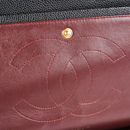 Chanel Classic Flap Jumbo Caviar Black Shoulder Bag