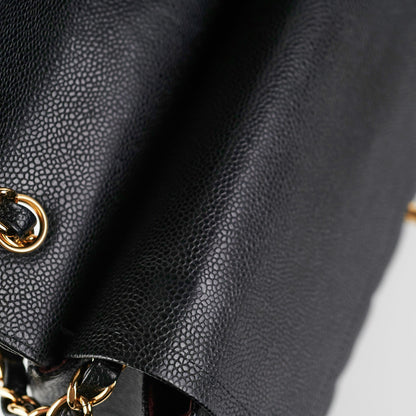 Chanel Classic Flap Jumbo Caviar Black Shoulder Bag