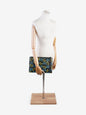 Gucci Ghost Clutch Black / Blue / Yellow Calfskin Leather