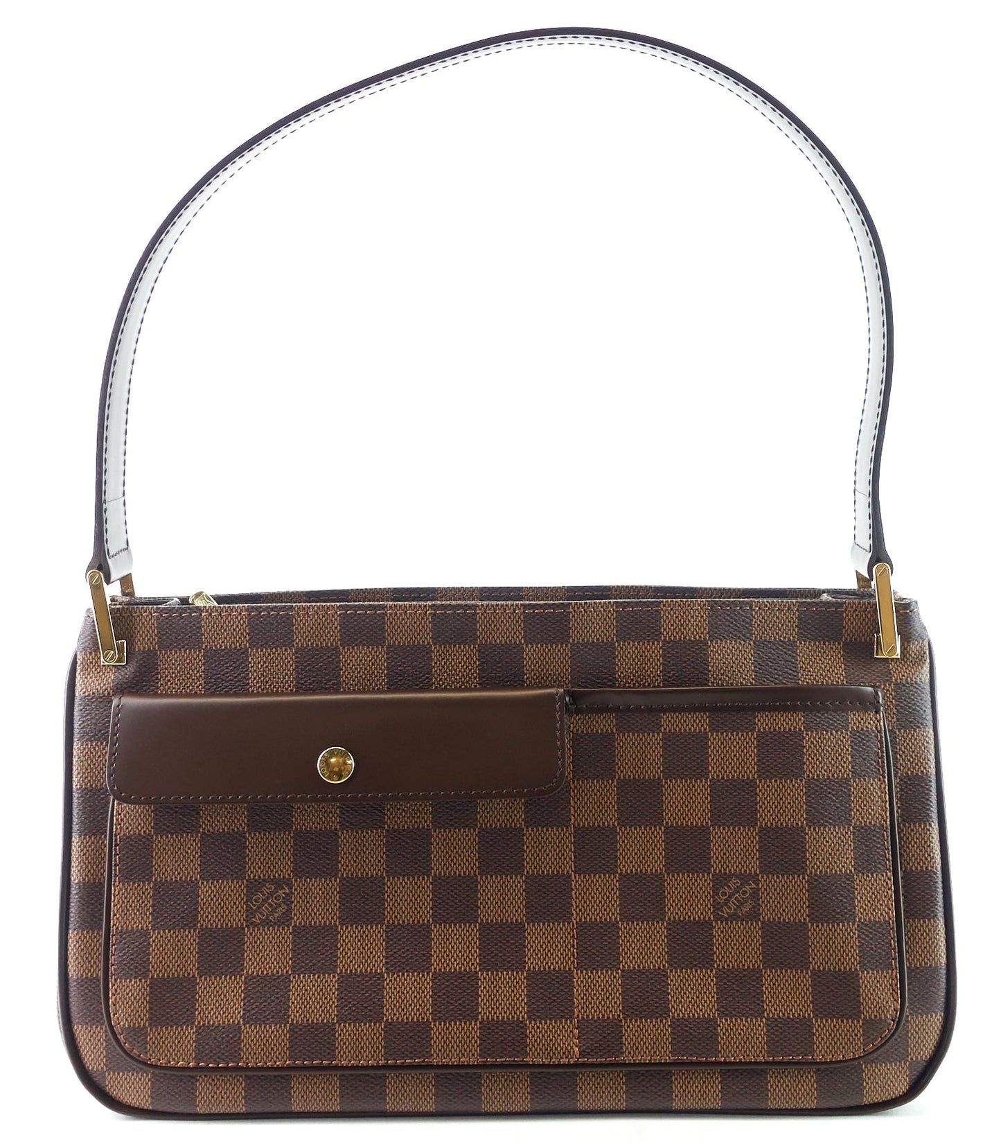 Louis Vuitto Aubagne Damier Ebene Canvas Shoulder Bag