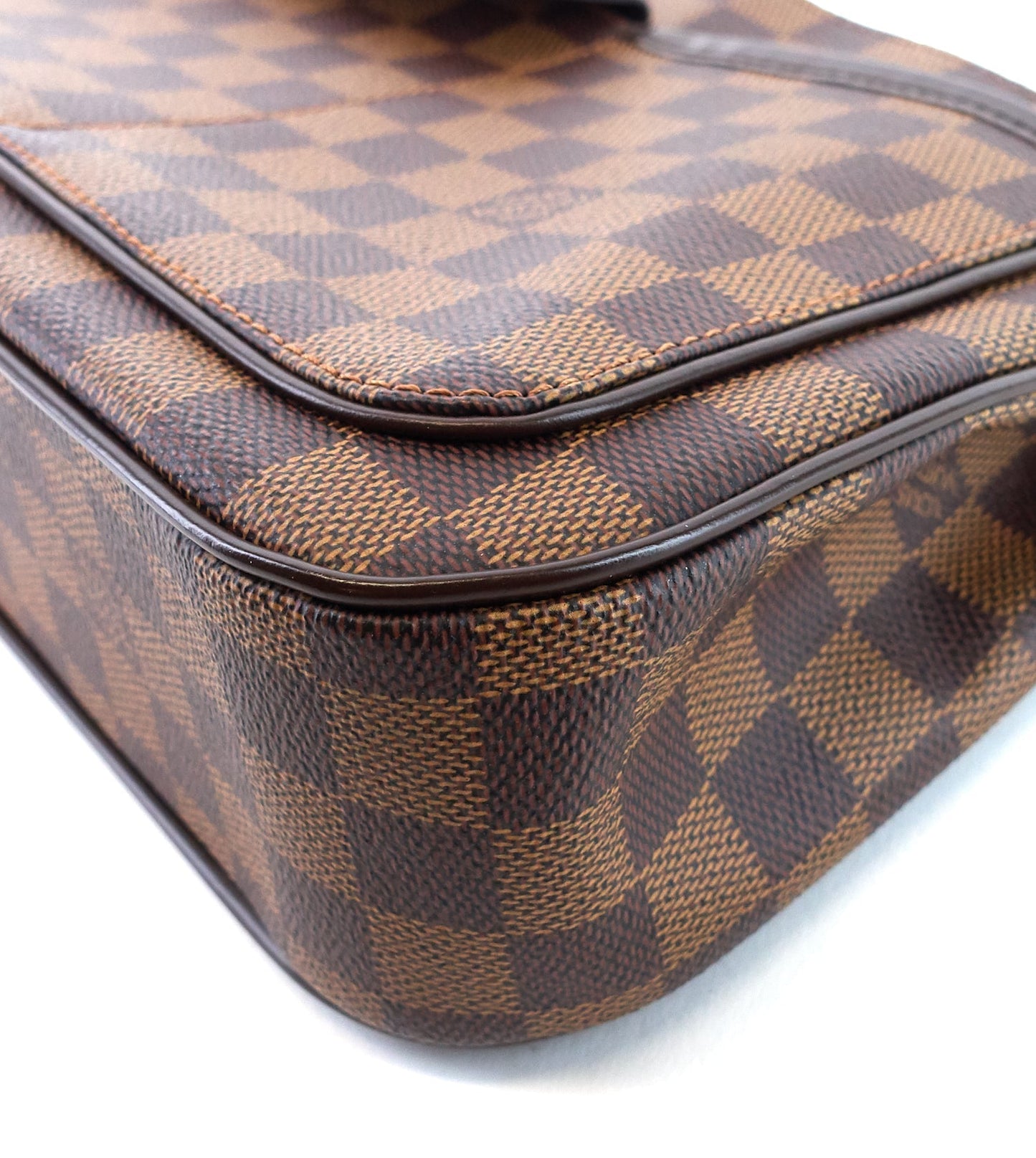 Louis Vuitto Aubagne Damier Ebene Canvas Shoulder Bag