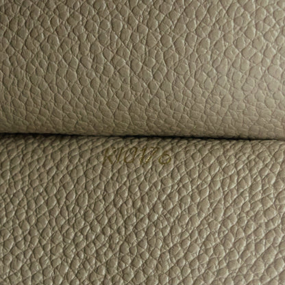 Louis Vuitto Enveloppe MM Rivets Grained Leather Clutch Bag